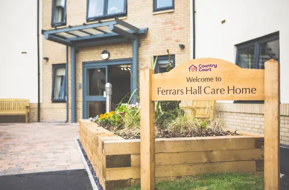 Ferrars Hall Care Home - An outside view of the home